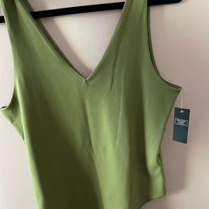 Abercrombie Olive Green body suit.